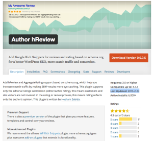Author hReview