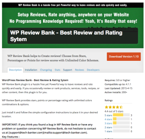 WP Review Bank